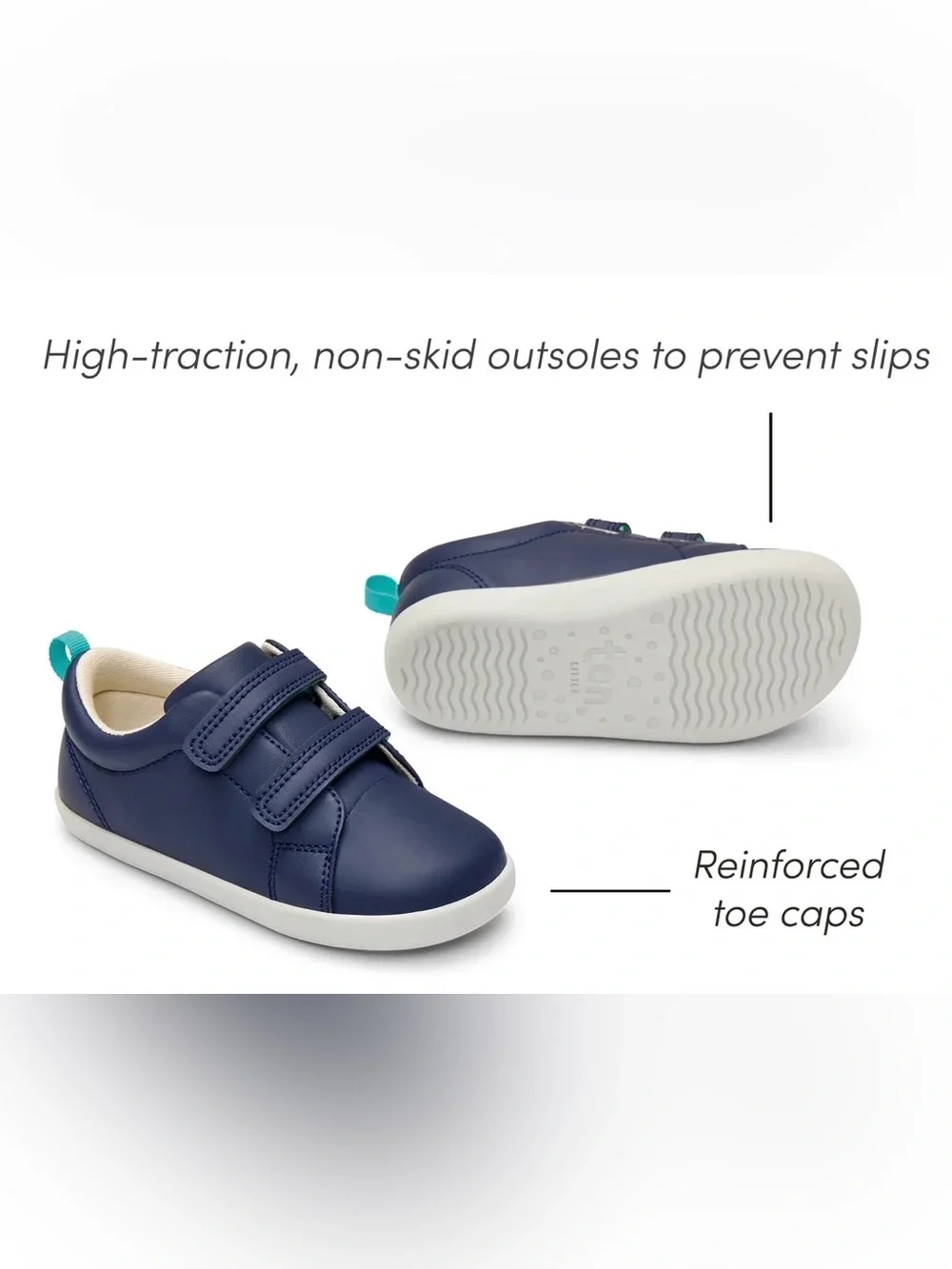 Ten Little Shoes- Everyday Original- Navy blue shoes- size 8.5 toddler shoes